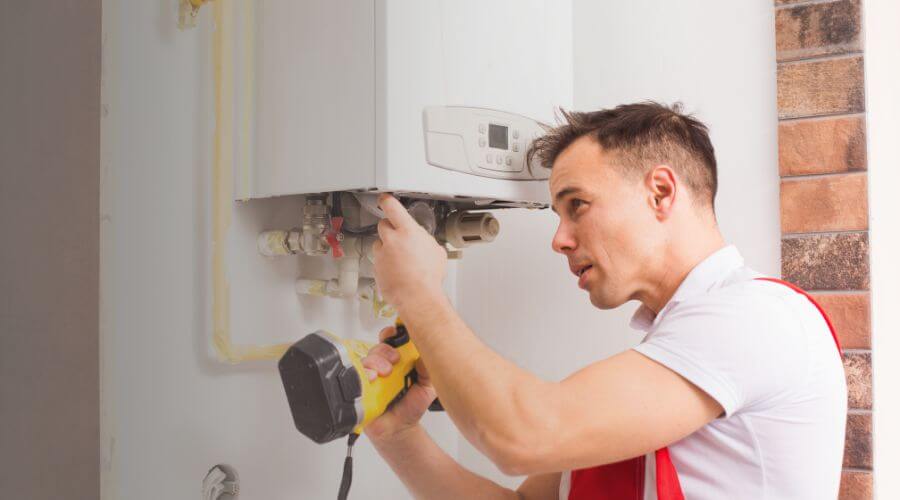 Local tankless water heater installation in Alamo, IN